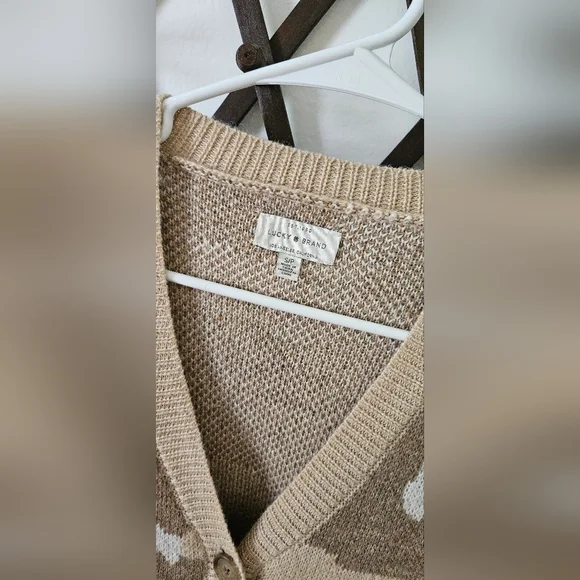 Lucky Brand Camo Cardigan Size S - Picture 2 of 4